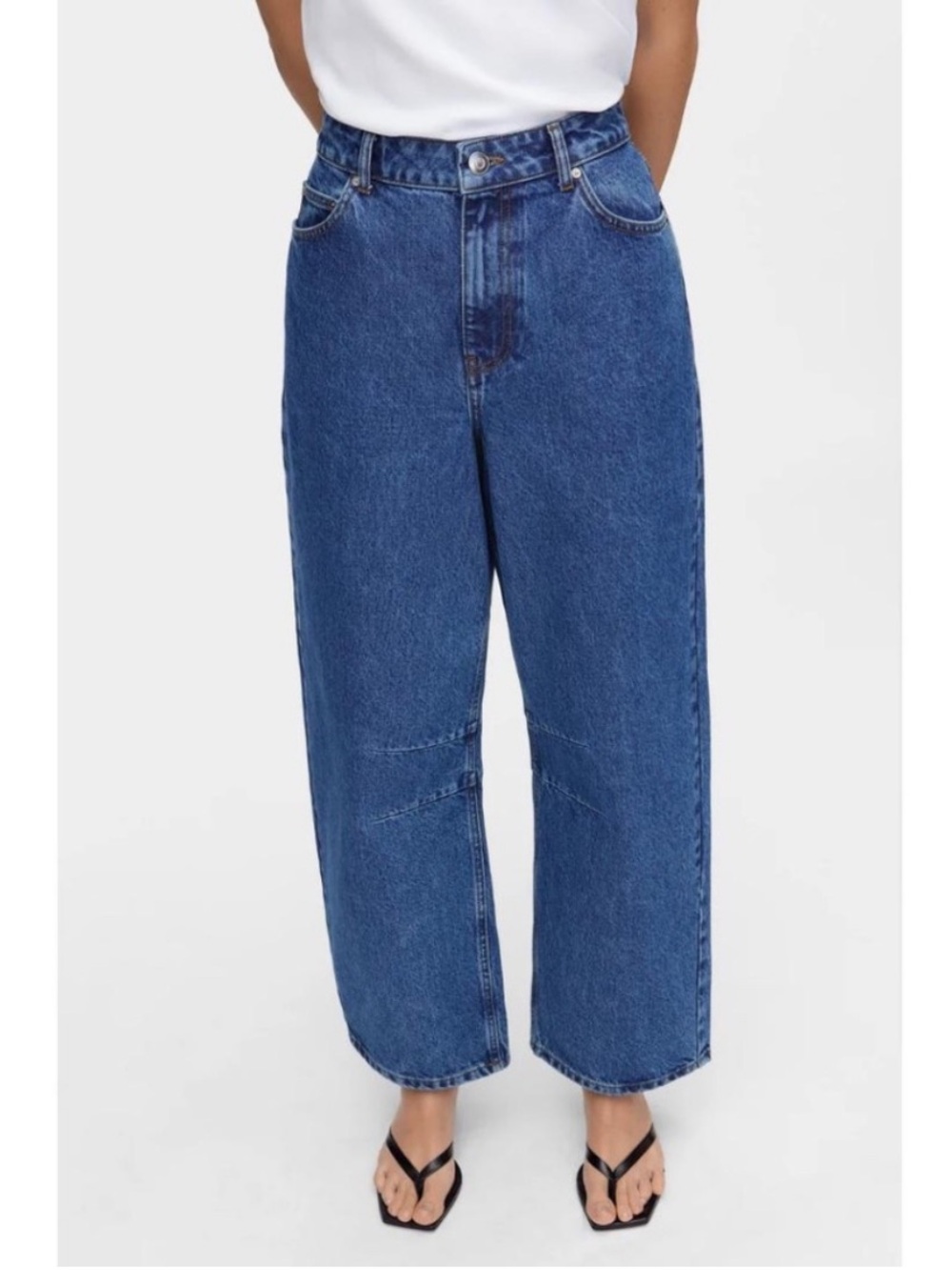 ▪️ALIGNE Mid-rise Rigid Barrel Jeans 36
